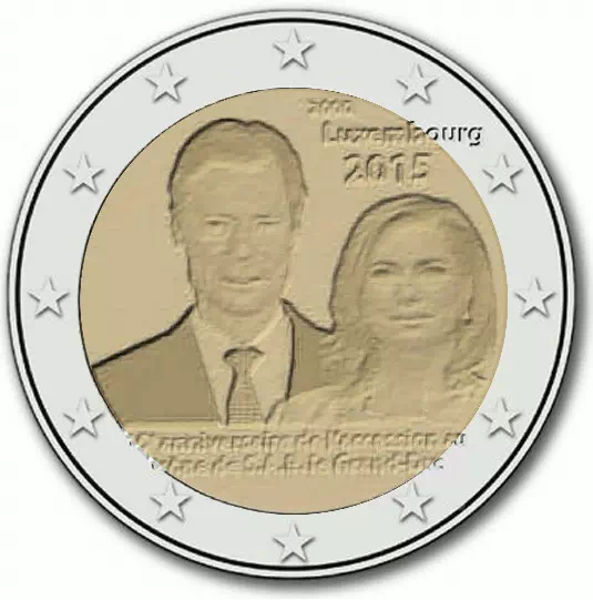 2 euros commémorative Luxembourg 2015