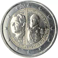 2 euros commémorative Luxembourg 2017