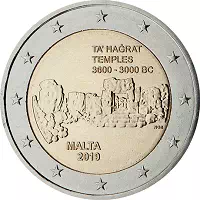 2 euros commémorative Malte 2019