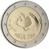 2 euros commémorative Malte 2016