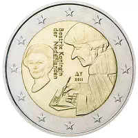 2 euros commémorative Pays-Bas 2011