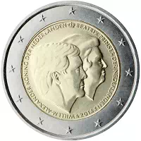 2 euros commémorative Pays-Bas 2014