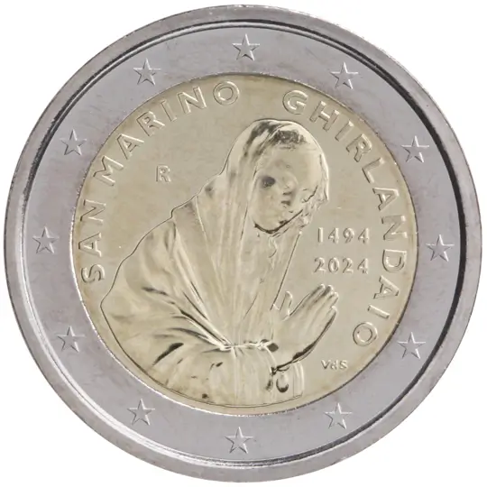 2 euros commémorative Saint-Marin 2024