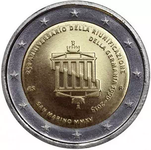 2 euros commémorative Saint-Marin 2015
