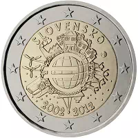 2 euros commémorative Slovaquie 2012