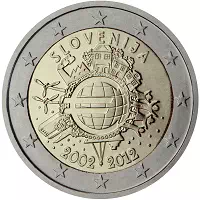 2 euros commémorative Slovénie 2012