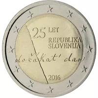 2 euros commémorative Slovénie 2016