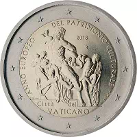 2 euros commémorative Vatican 2018