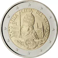 2 euros commémorative Vatican 2019