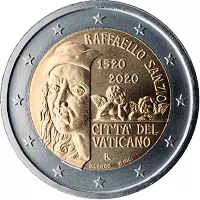 2 euros commémorative Vatican 2020