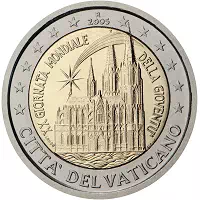 2 euros commémorative Vatican 2005