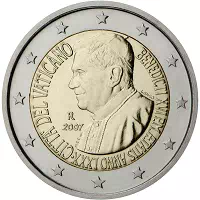 2 euros commémorative Vatican 2007