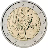 2 euros commémorative Vatican 2008