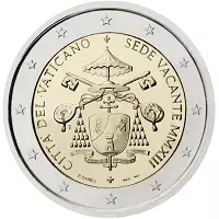 2 euros commémorative Vatican 2013