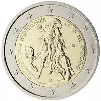 2 euros commémorative Vatican 2016