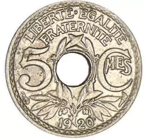 5 centimes Lindauer - Petit Module
