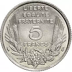 5 francs Bazor