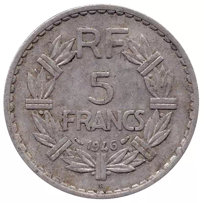5 francs Lavrillier Aluminium