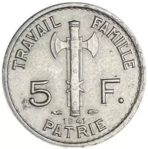 5 francs Pétain
