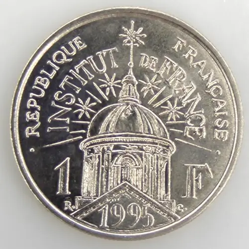 1 franc institut de France 1995 Avers
